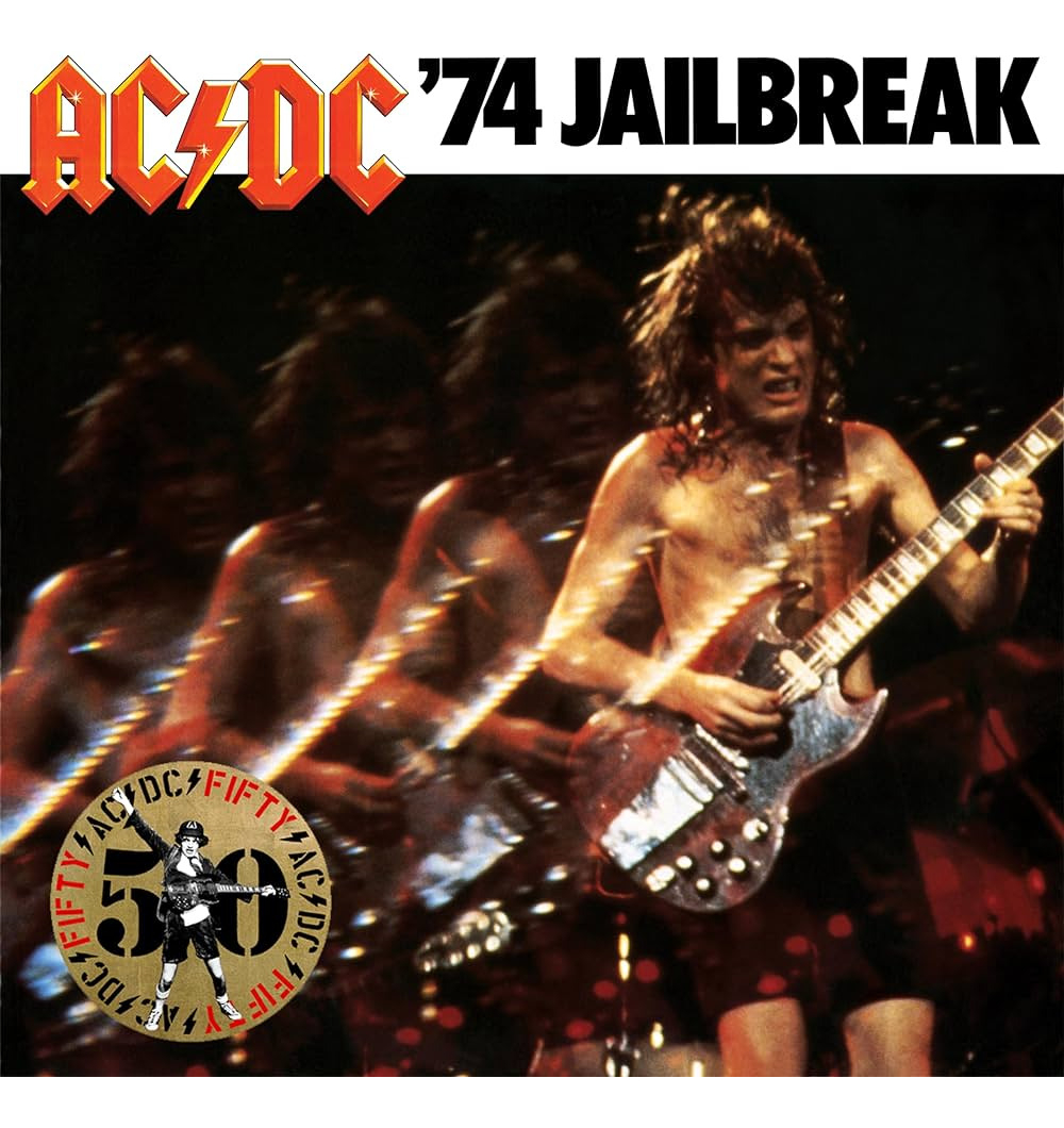 Ac/dc 74 Jailbreak 50th Anniversary Dorado Gold Lp Vinyl