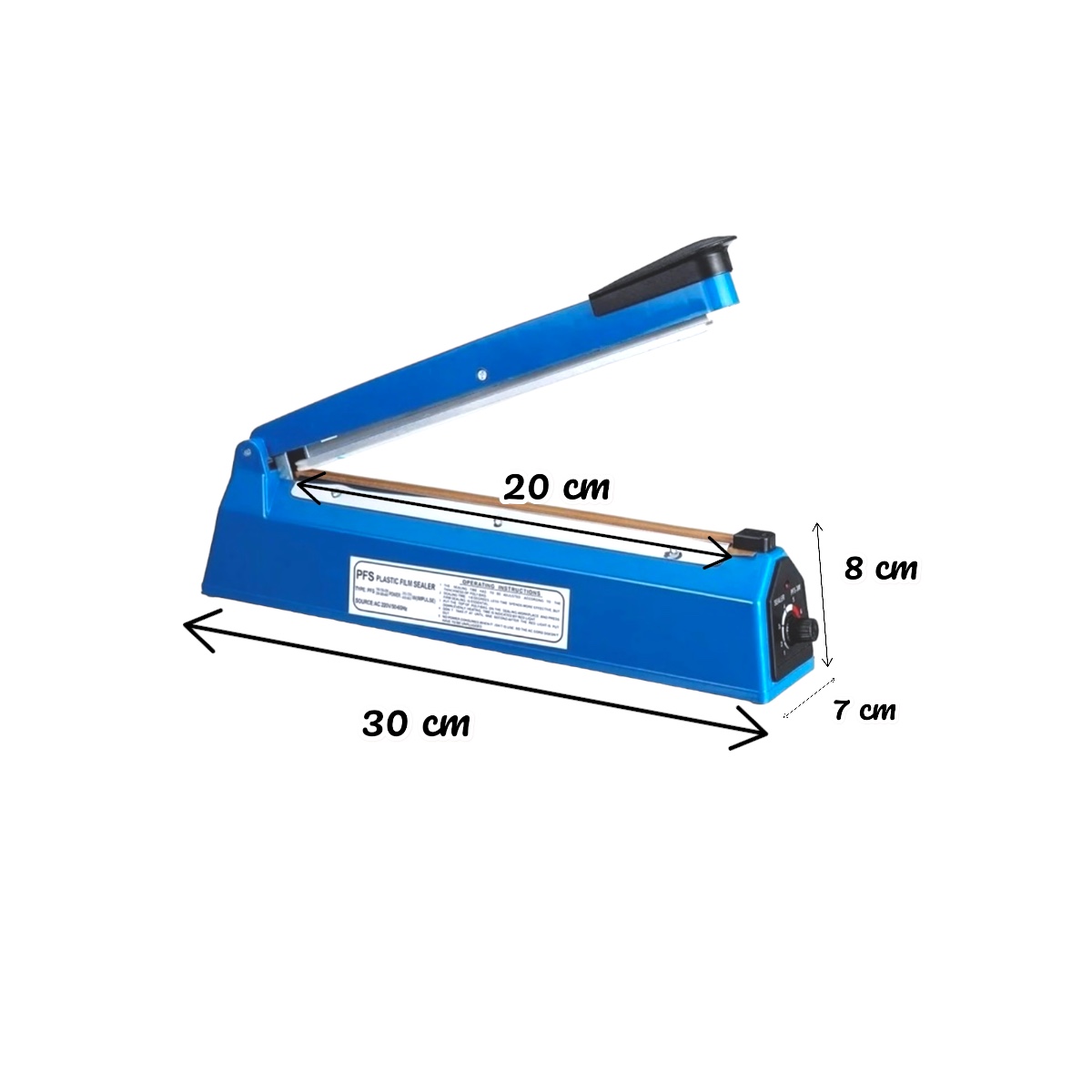 Máquina Selladora Bolsas Plástico Térmica Sella 30 Cm 