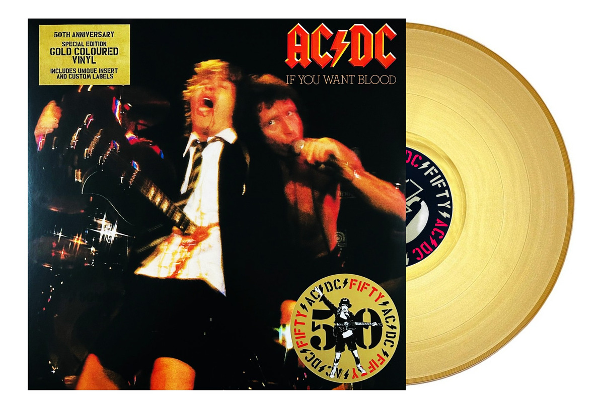 Ac/dc If You Want Blood You Got It 50th Anniversary Lp Vinyl