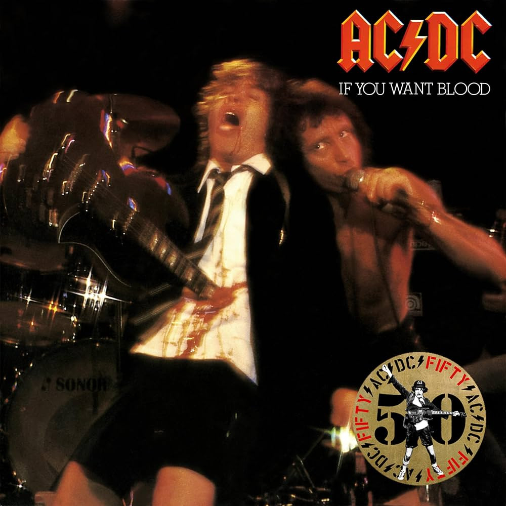Ac/dc If You Want Blood You Got It 50th Anniversary Lp Vinyl