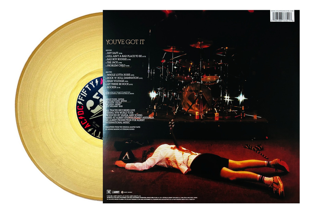 Ac/dc If You Want Blood You Got It 50th Anniversary Lp Vinyl