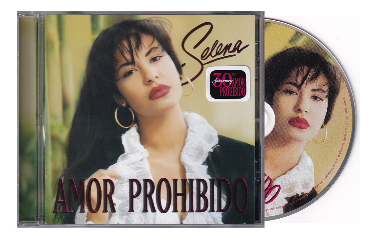 Selena Amor Prohibido 30th Anniversary Disco Cd