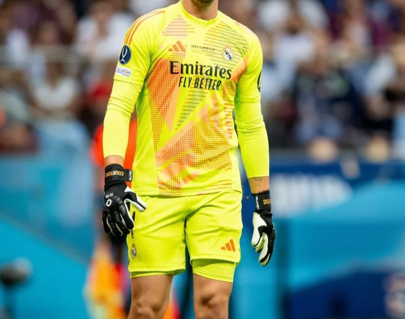Nuevo! Jersey Real Madrid 2024/2025 Portero Verde Fosforecente Courtois 1 Talla XL