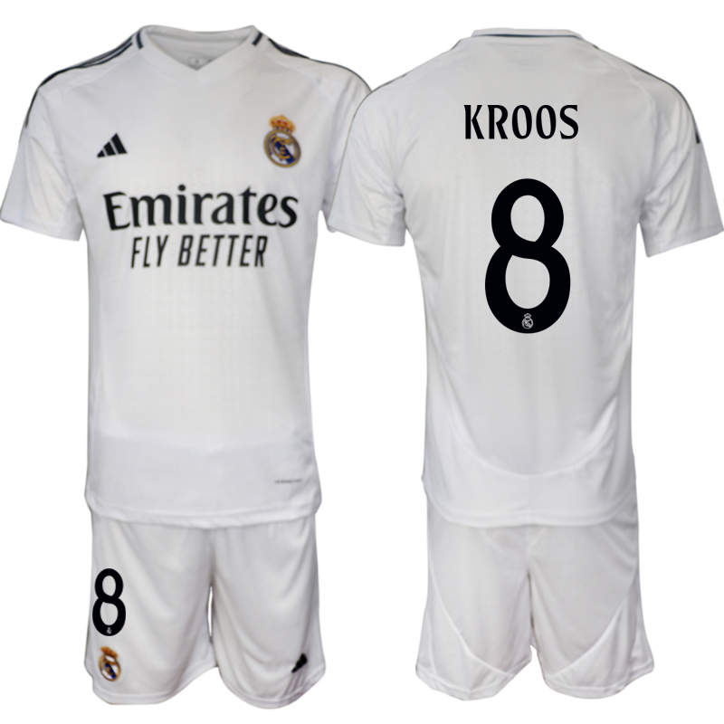Nuevo! Jersey Real Madrid 2024/2025 Titular Blanca Local Toni Kroos 8  Talla M