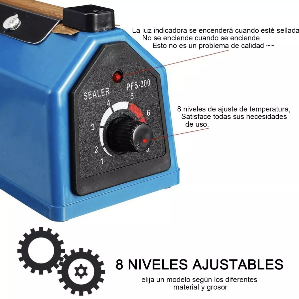 Máquina De Selladora Térmico De Bolsas De Plástico De 20 Cm T