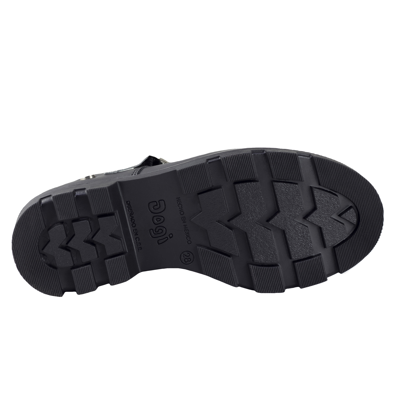 Zapatos Dogi Escolares Para Niña Confort E2818 Negro Piel 18-21,5