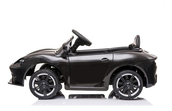 Carro Eléctrico Infantil Aeiou Porsche Con Control 12v Negro