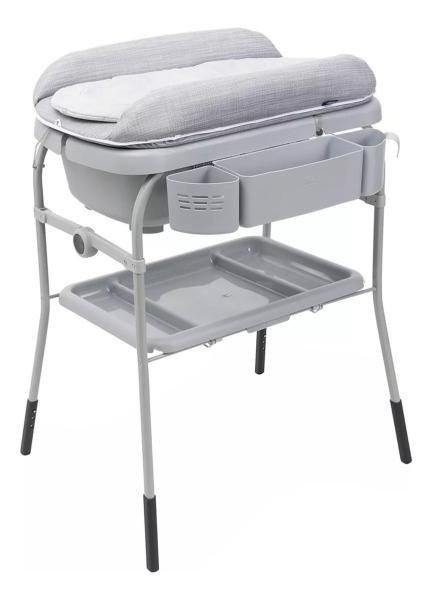 Bañera Bebe Chicco Cuddle & Bubble Cambiador Organizador Melange Grey