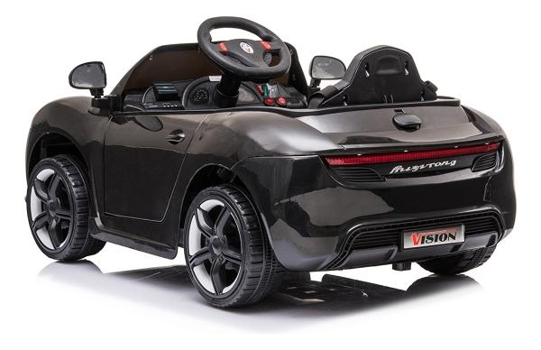 Carro Eléctrico Infantil Aeiou Porsche Con Control 12v Negro