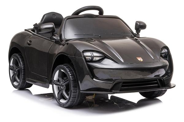 Carro Eléctrico Infantil Aeiou Porsche Con Control 12v Negro
