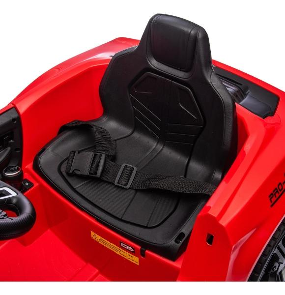 Carro Eléctrico Montable Para Niño Aeiou Mustang Con Control Negro