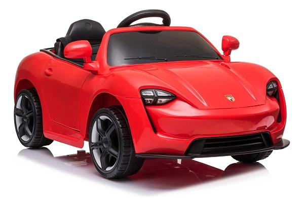 Carro Eléctrico Infantil Aeiou Porsche Con Control 12v Rojo