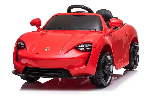 Carro Eléctrico Infantil Aeiou Porsche Con Control 12v Rojo