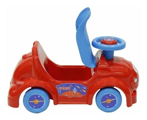Carrito Montable Bebe Prinsel Comet Cajuela Claxon Rojo