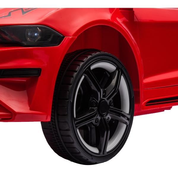 Carro Eléctrico Montable Para Niño Aeiou Mustang Con Control Negro