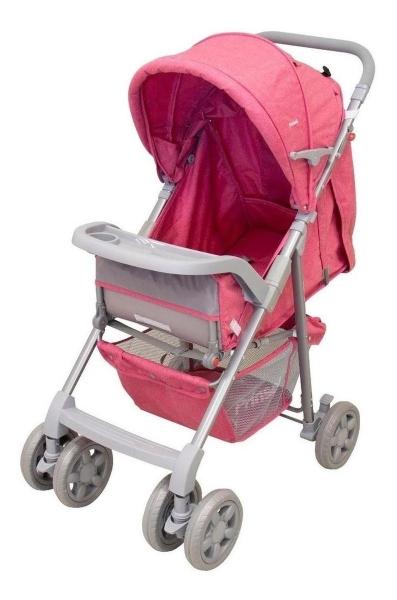 Carriola Prinsel Sevilla Reclinable Portabebe Rosa