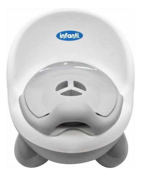 Bañito Entrenador Para Bebé Infanti Bacinica Moderna Gris