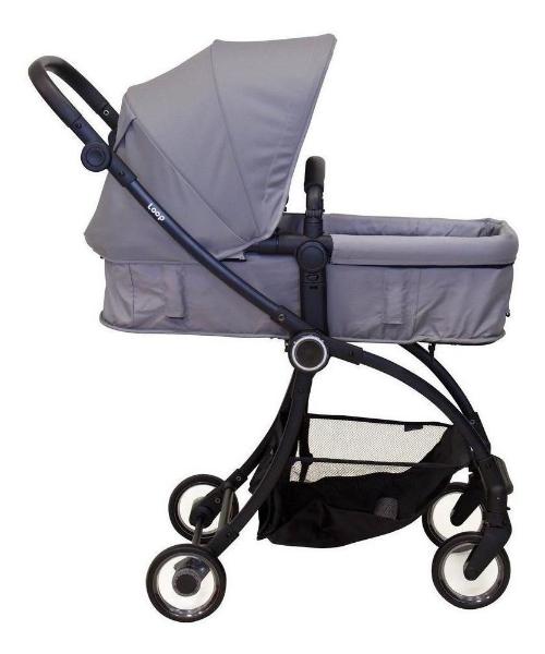 Carriola Prinsel Loop Bambineto Reclinable Ligera Base Carro Gris