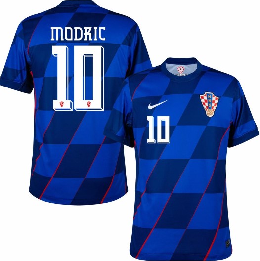 Nuevo! Jersey Croacia Euro 2024/2025 Visita Azul Modric 10 Talla S