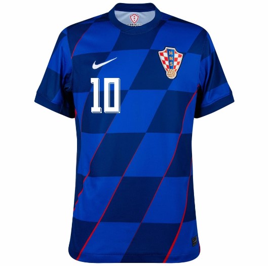 Nuevo! Jersey Croacia Euro 2024/2025 Visita Azul Modric 10 Talla S