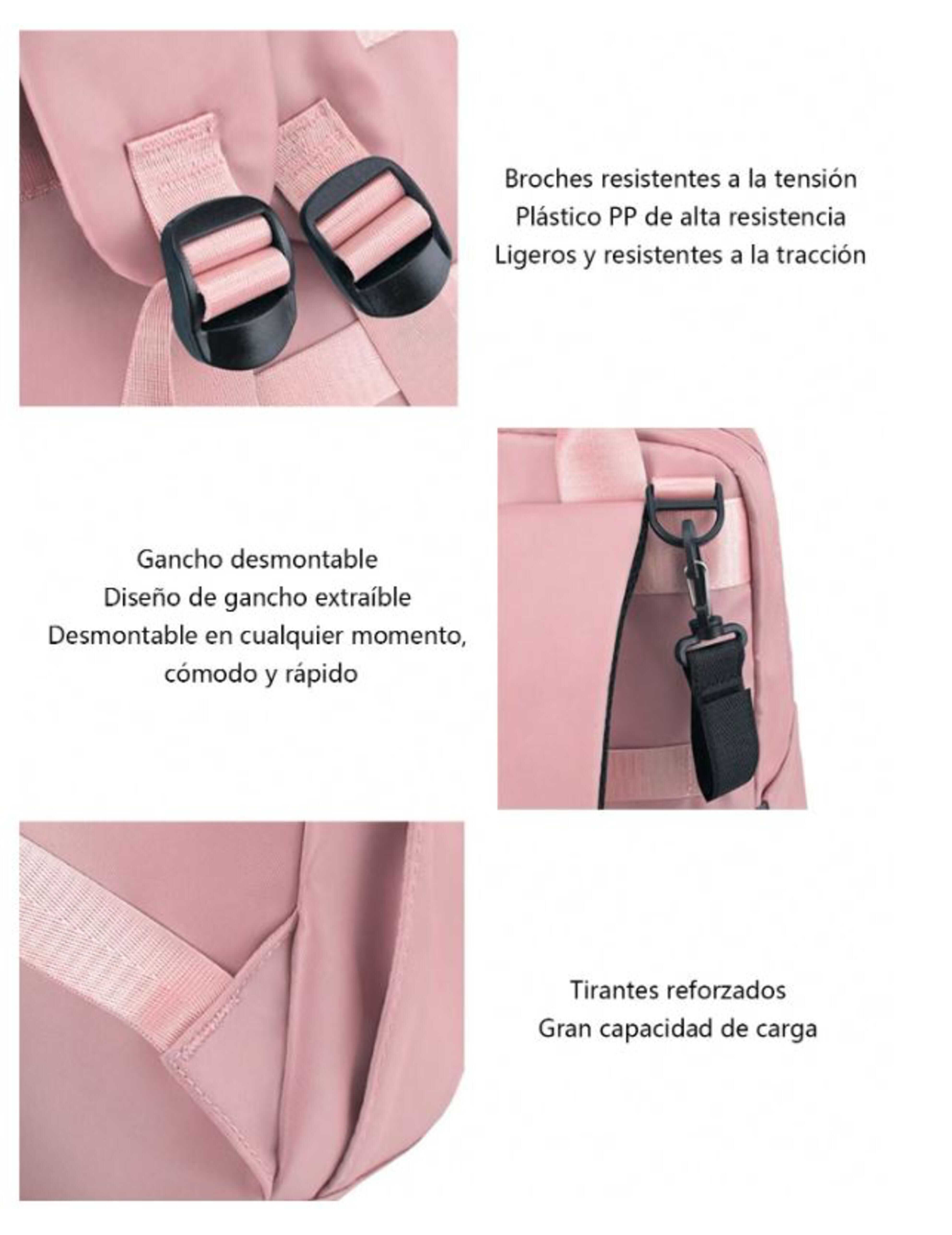 Set 5 Bolsas Panaleras Cambiador Bebe Botella Viaje Multiuso
