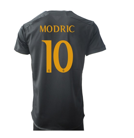 Increible! Jersey Real Madrid 2023/2024 Tercero Negro Modric 10 Talla M
