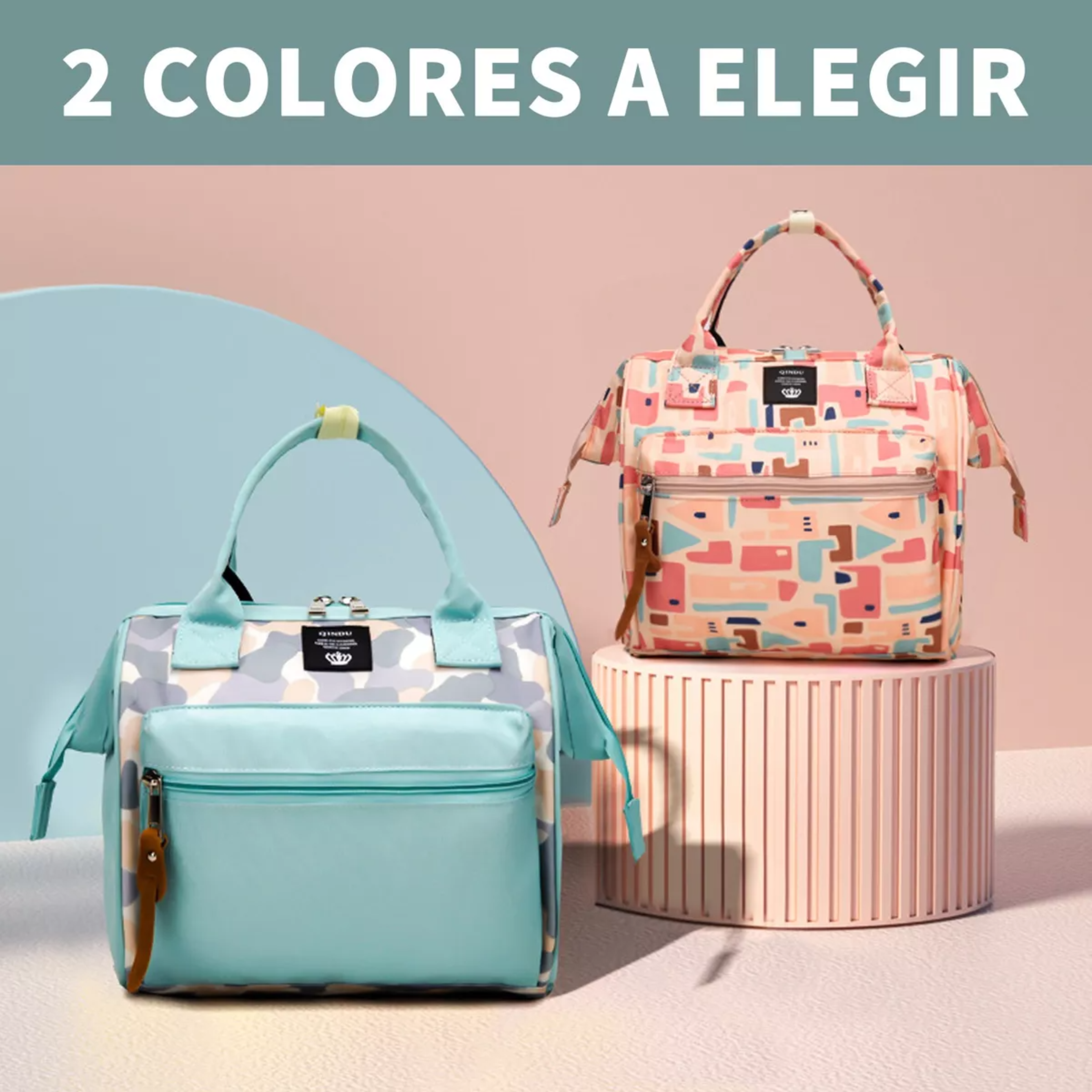 Mochila Pañalera De Mano Multiusos Para Artículos De Bebés
