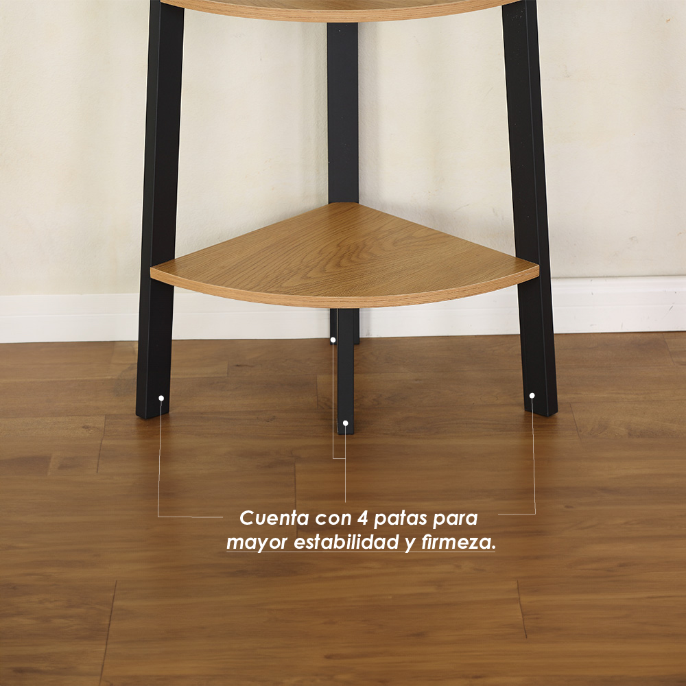 Ilios Innova | Repisa Esquinero 5 Espacios, Minimalista, Maximiza El Uso De Tus Espacios