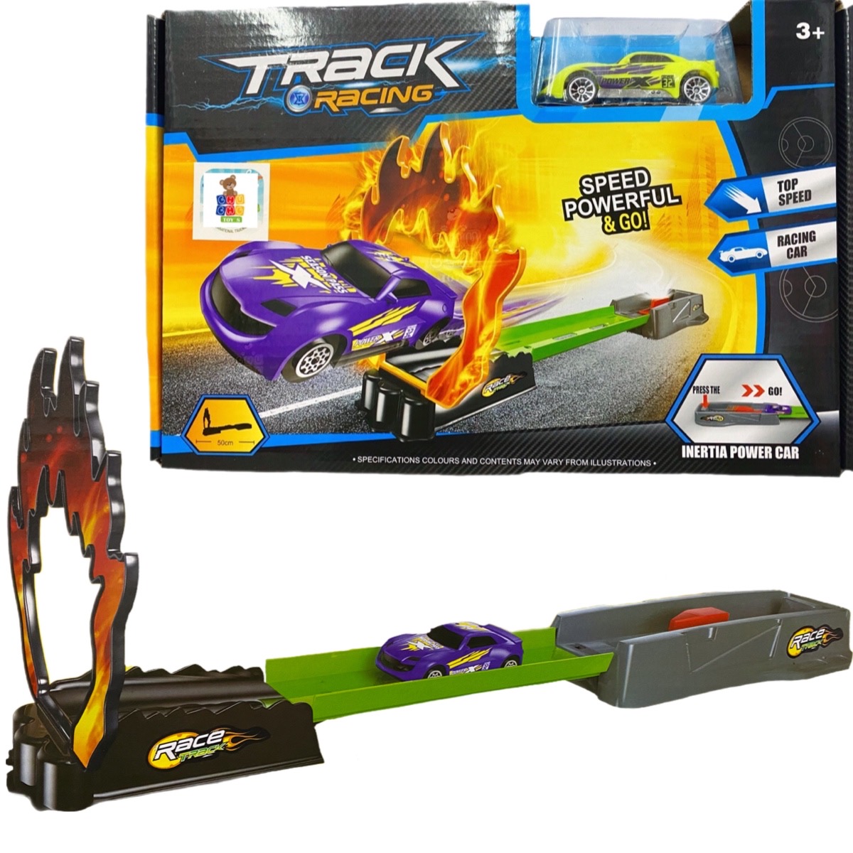 Pista De Carreras Lanza Carro Coches Track Racing 50cm