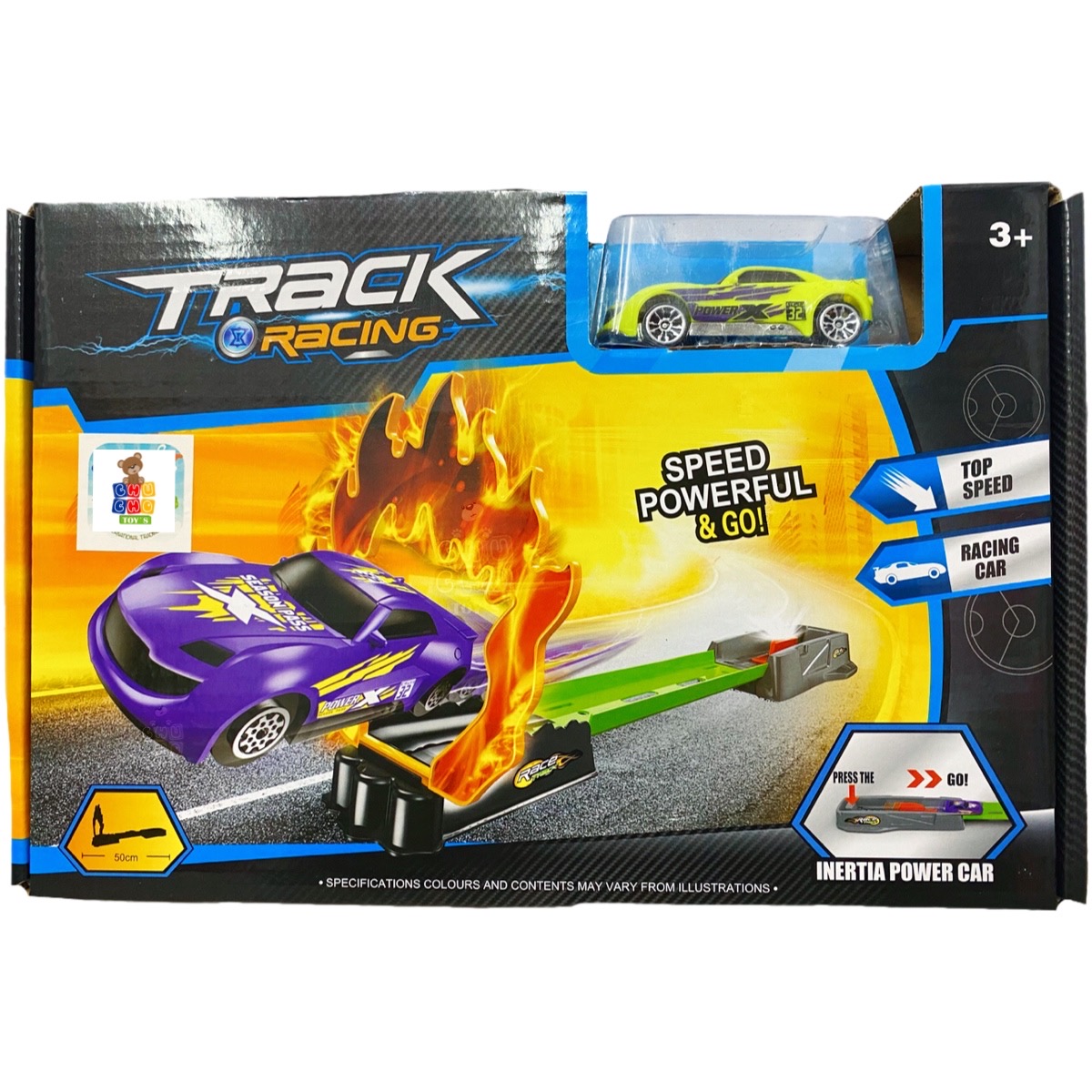 Pista De Carreras Lanza Carro Coches Track Racing 50cm
