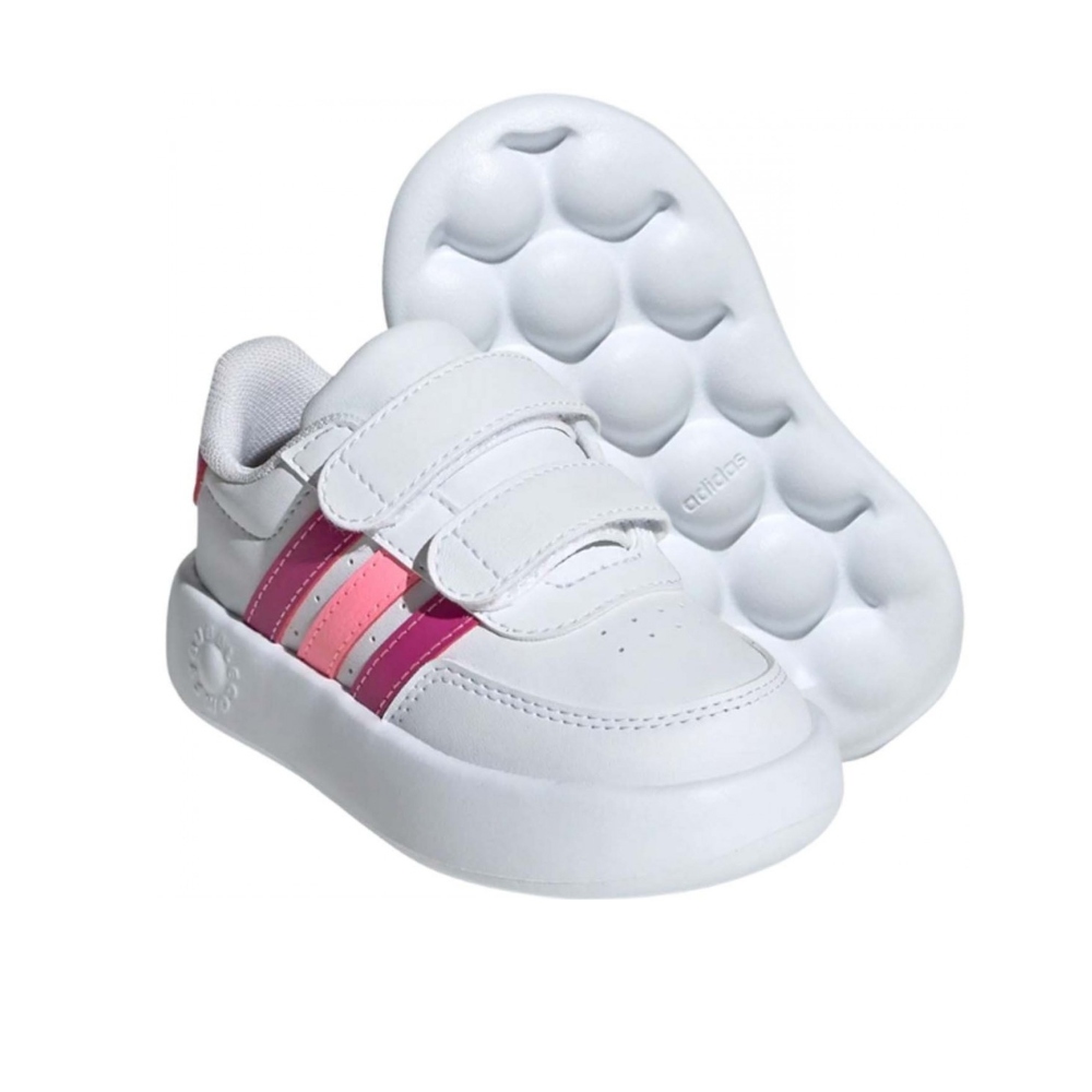 Tenis Adidas de bebe Breaknet CF I Blanco-Niñas ID5279