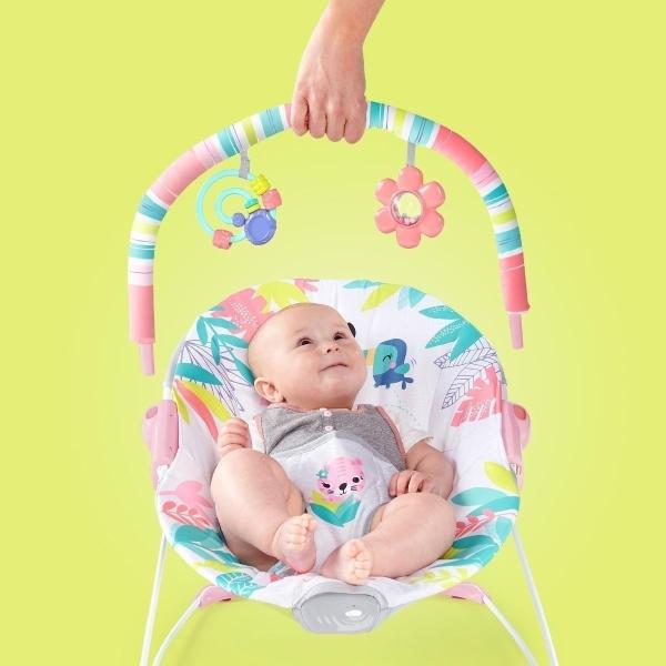 Bouncer Bright Starts Vibradora Juguetes Flamingo Vibes