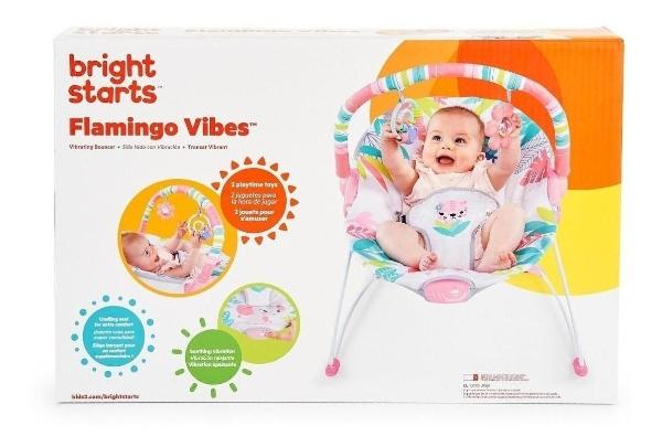 Bouncer Bright Starts Vibradora Juguetes Flamingo Vibes