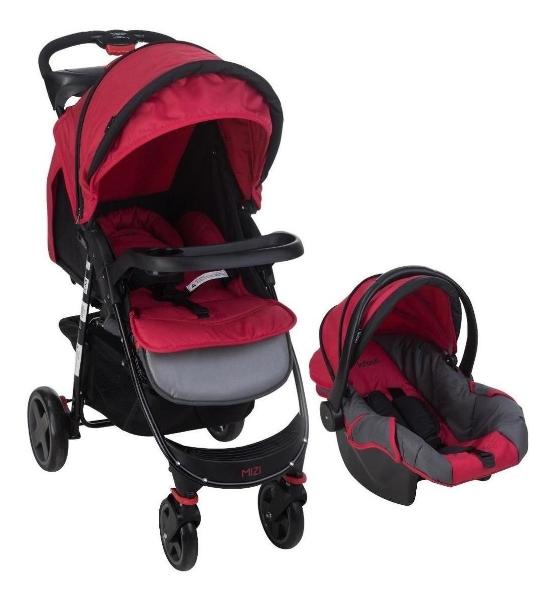 Carriola Infanti Mizi Reclinable Portabebe Cherry