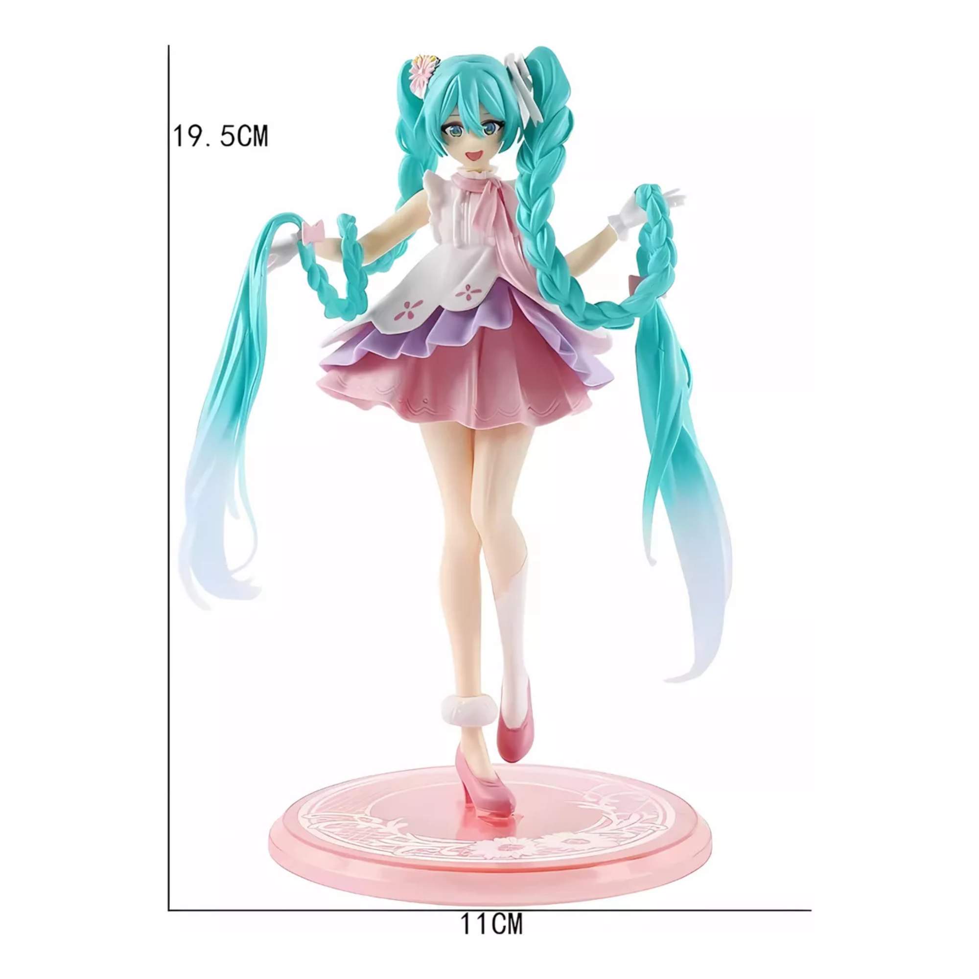 Figura Hatsune Miku Cereza Rosa Coleccion Sakura Anime