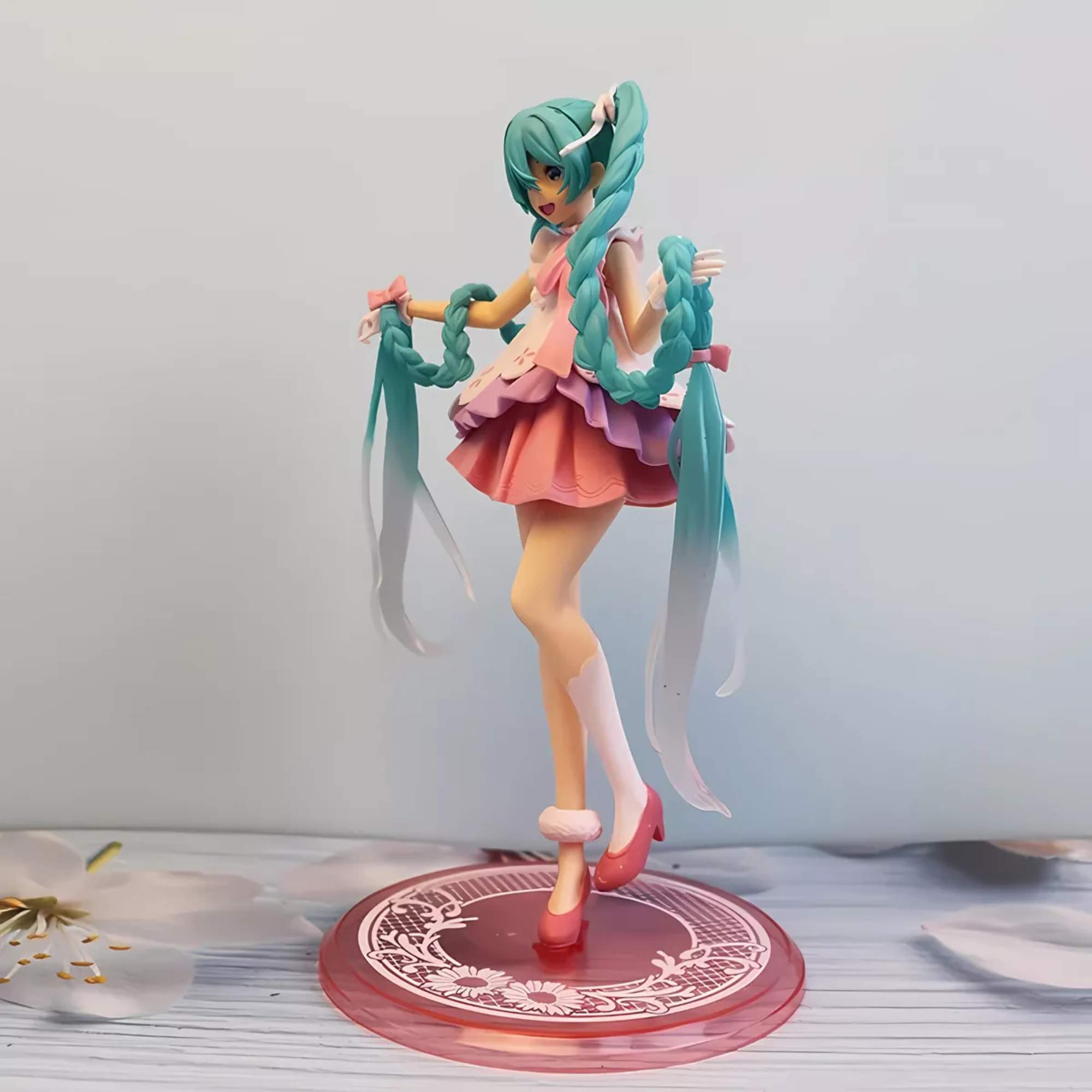 Figura Hatsune Miku Cereza Rosa Coleccion Sakura Anime