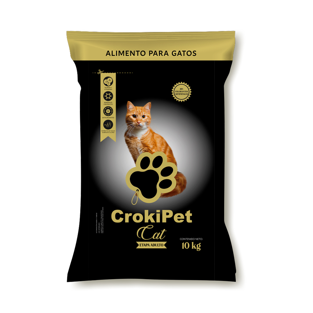 Alimento Para Gato Crokipet 10 Kg