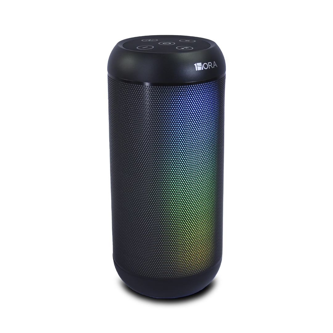 1 Hora Bocina Cilindrica Negra Bluetooth Boc242 10w 