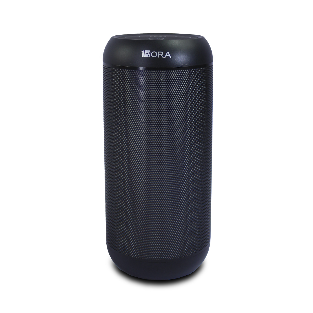 1 Hora Bocina Cilindrica Negra Bluetooth Boc242 10w 