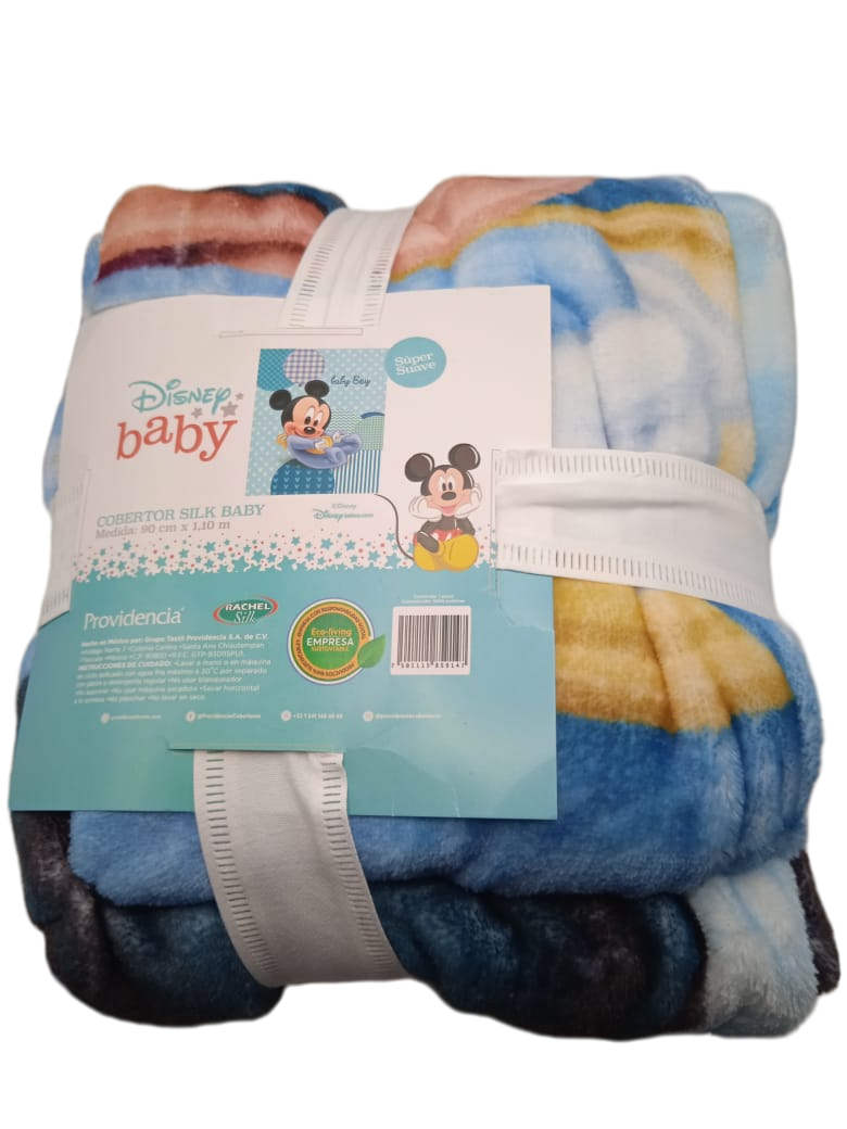 Frazada Super Suave Licencia Disney Baby® Infantil/ Cunero (110 x140cm).