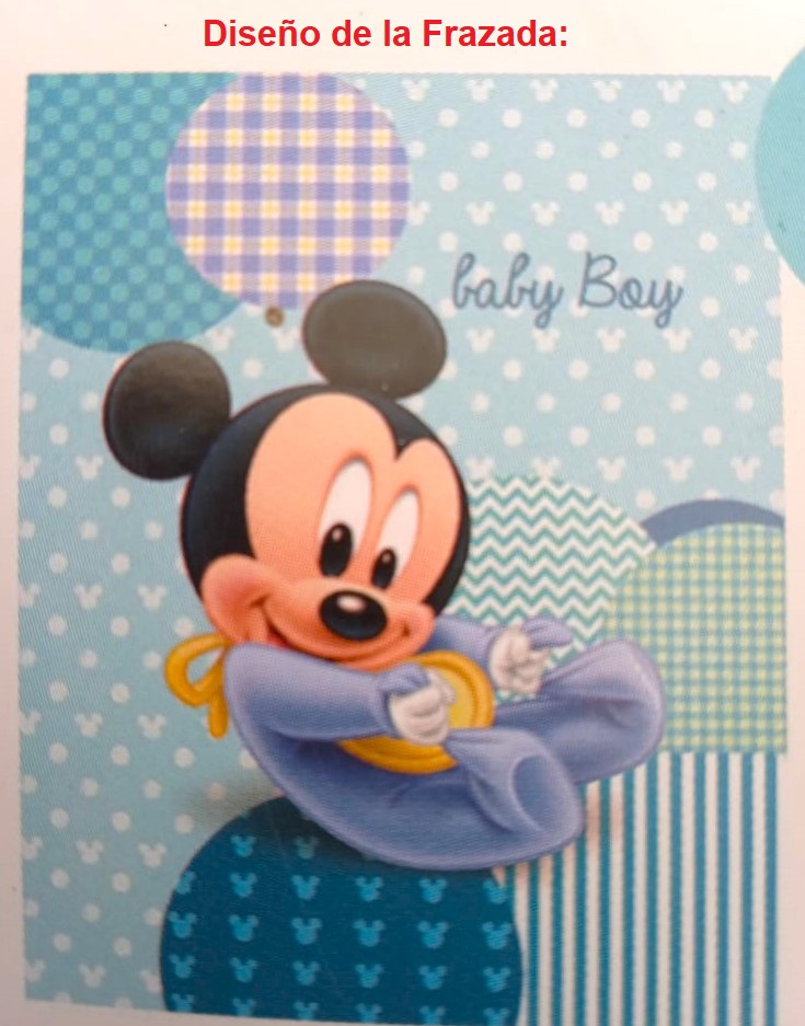 Frazada Super Suave Licencia Disney Baby® Infantil/ Cunero (110 x140cm).