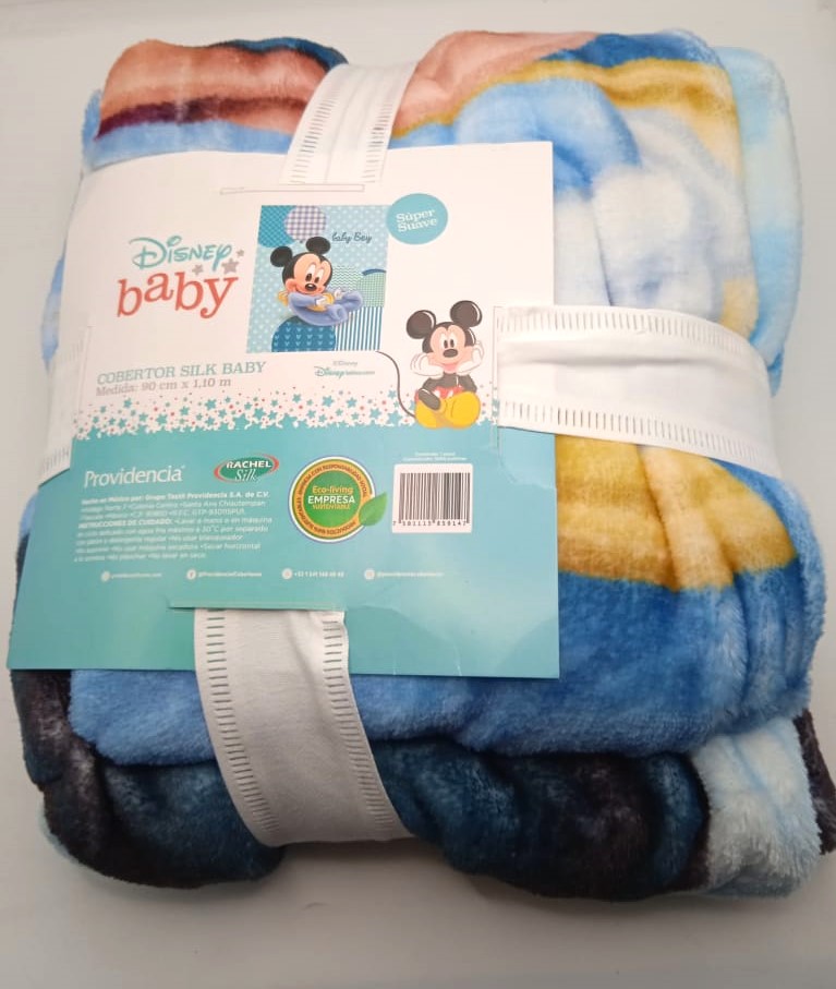 Frazada Super Suave Licencia Disney Baby® Infantil/ Cunero (110 x140cm).