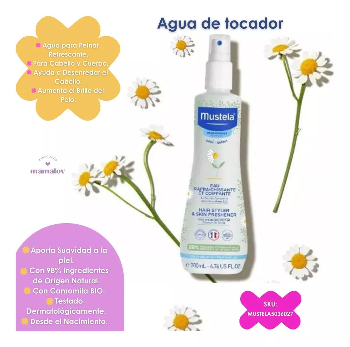Kit Cuidados Básicos Del Bebé Mustela 4 Productos - Avocado
