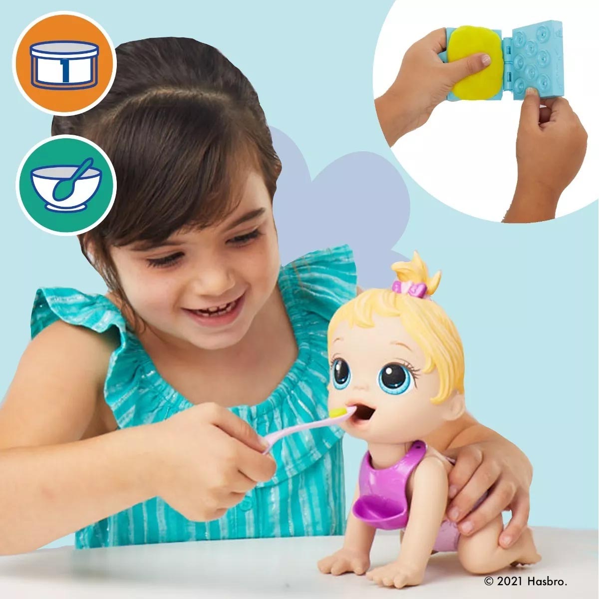 Muñeca Baby Alive Hasbro Lil Snacks 