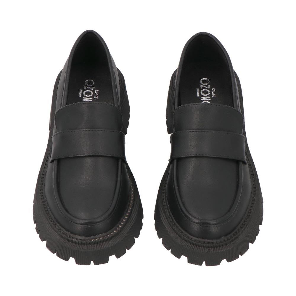 Zapato para Dama Capa de Ozono 614102 Tacon Cuadrado Color Negro Talla 23 a 27 