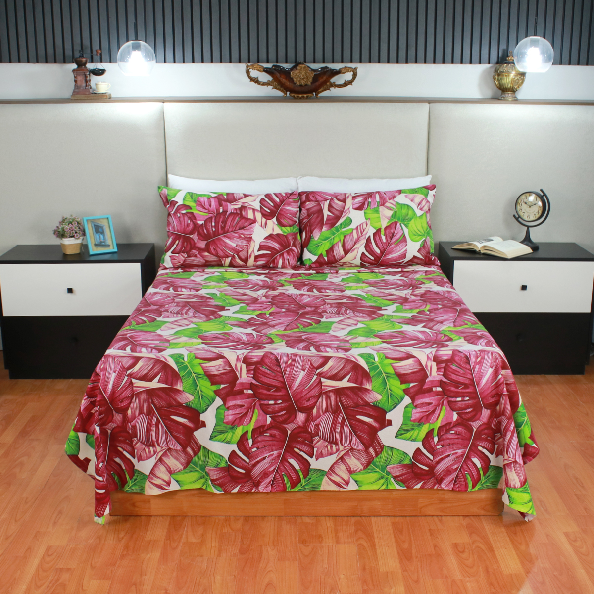 Sábana De Franela Queen Size Estampado - Verta Algodón 100% - Tacto Suave