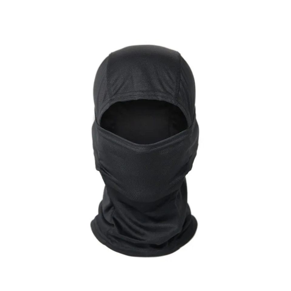 Pasamontañas gorro militar táctico bici máscara aire libre senderismo cabeza cálido bufanda negro