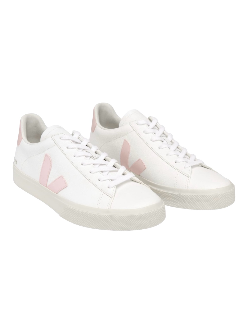 Tenis VEJA de campo para mujer logo Rosa talla 25