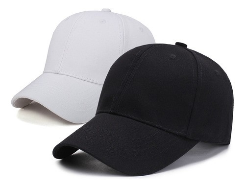 Gorras Deportivas Cómodas Unisex Color: Negro + Blanco