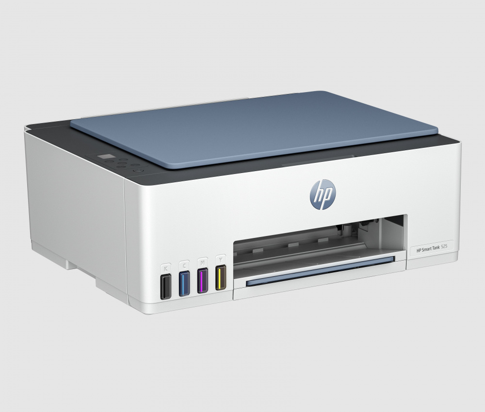 Multifuncional HP Smart Tank 525, Color, Inyección, Tanque de Tinta, Print/Scan/Copy